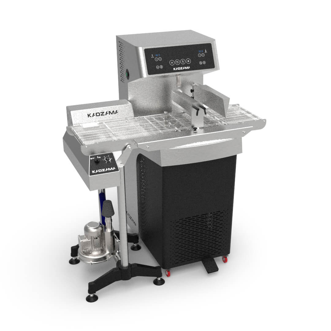Chocolate enrobing machine 300 mm for pairing with a cooling tunnel — L by KADZAMA