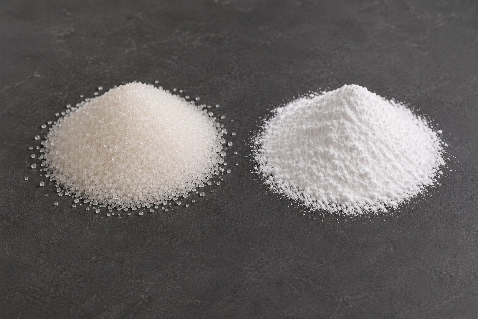 sugar and powdered sugar