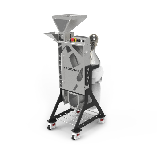 Crusher and winnower for cocoa beans