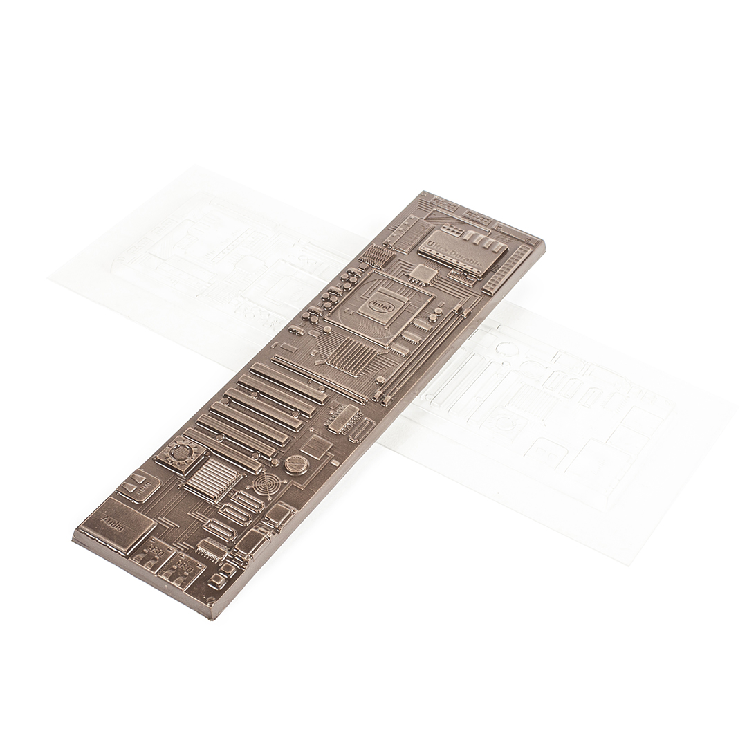 picture Electronic card, long, plastic mould