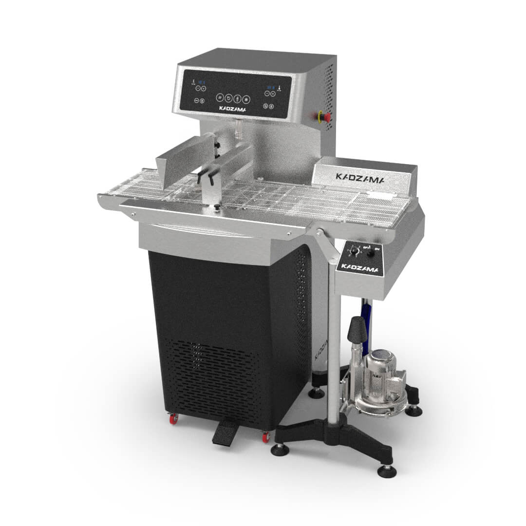 Chocolate enrobing machine 300 mm for pairing with a cooling tunnel — R by KADZAMA