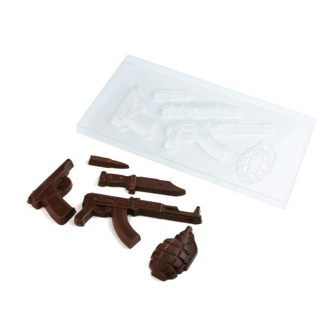 picture Set of "Weapons", small bas-relief, plastic shape